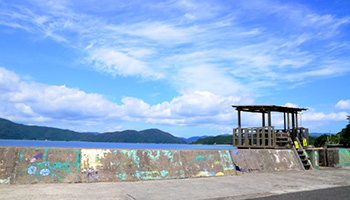 加計呂麻島　芝集落へ