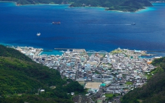 古仁屋市街地全景